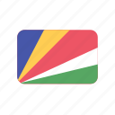seychelles, flag, pin, ray, radius, god, pointer