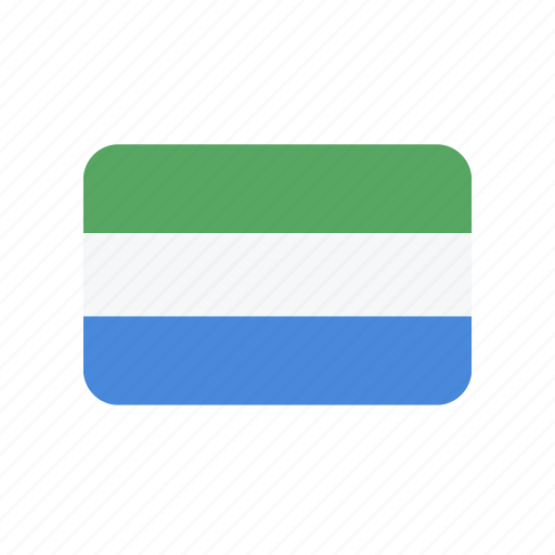Sierra, leone, flag icon - Download on Iconfinder