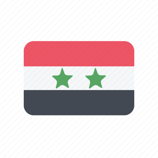 Syria, flag, stars icon - Download on Iconfinder