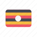 uganda, flag, africa