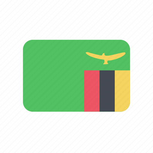 Zambia, flag, africa icon - Download on Iconfinder