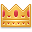 Crown, gold icon - Free download on Iconfinder
