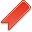bookmark, red