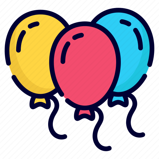 Balloons, party, decoration, celebration, fathers day icon - Download on Iconfinder