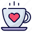 love tea, tea cup, hot tea, cop, breakfast, drink 