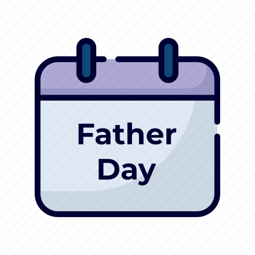 Fathers day, calender, day, date, event, remainder icon - Download on Iconfinder
