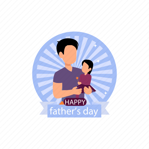 Fathers, day, celebration, daughter, father, kid icon - Download on Iconfinder