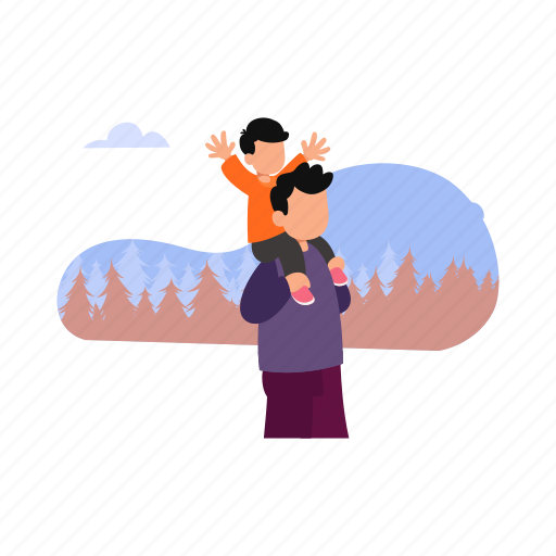 Kid, playing, father, love, care icon - Download on Iconfinder