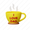 cup, coffe, tea, hot, mug, dad, drink 