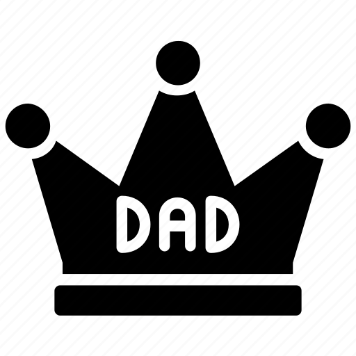Best dad, dad crown, fathers day, king dad, royalty icon - Download on Iconfinder
