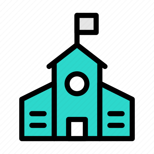 School, college, building, academy, faculty icon - Download on Iconfinder