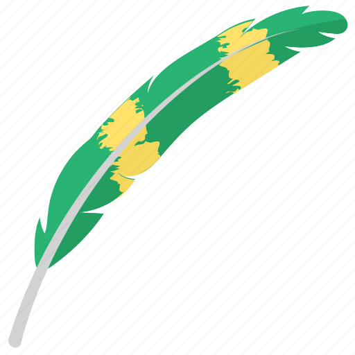Feather, long feather, plumage, plume, quill feather icon - Download on Iconfinder
