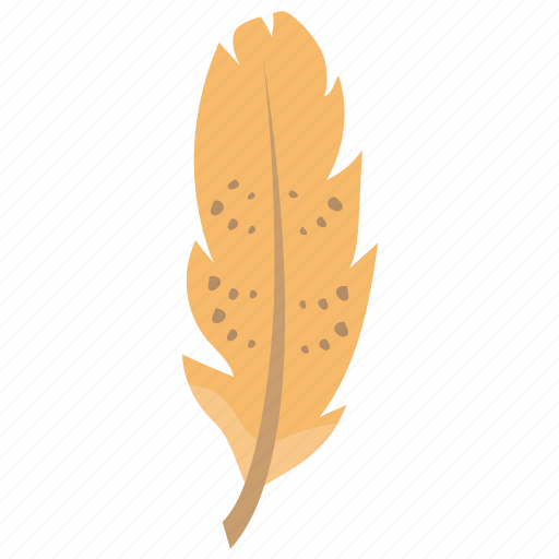 Feather, flight feather, plumage, plume, quill feather icon - Download on Iconfinder