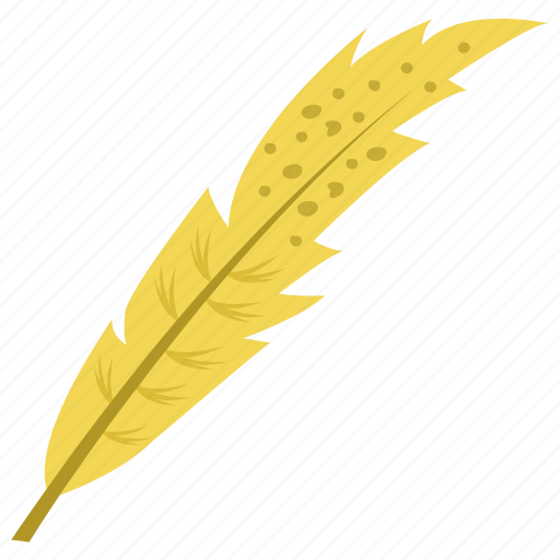 Feather, long feather, plumage, plume, quill feather icon - Download on Iconfinder
