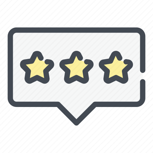 Chat, box, message, star, best, rating, feedback icon - Download on Iconfinder