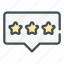 chat, box, message, star, best, rating, feedback 