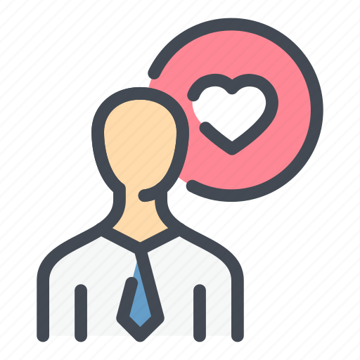 Business, man, businessman, people, heart, like, love icon - Download on Iconfinder