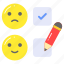 feedback, review, select, response, emojis, reactions, good 