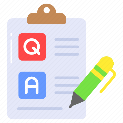 Questionnaire, survey, feedback, rating, clipboard, answer, question icon - Download on Iconfinder