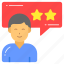 customer, feedback, rating, promotion, person, avatar, satisfaction 