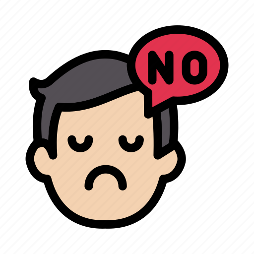 No, feedback, bad, review, dislike icon - Download on Iconfinder
