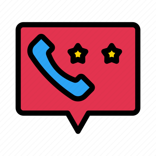 Rating, phone, feedback, review, call icon - Download on Iconfinder