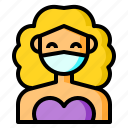 avatar, woman, mask, girl, healthcare