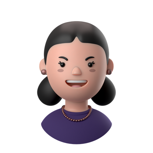 Avatars, accounts, female, woman, people, person, pearl 3D illustration - Free download