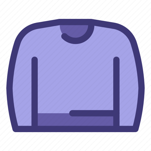 Crewneck, fashion, female, sweatshirt, women icon - Download on Iconfinder