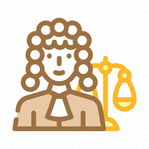 Woman, occupation, doctor, judge, job, female icon - Download on Iconfinder