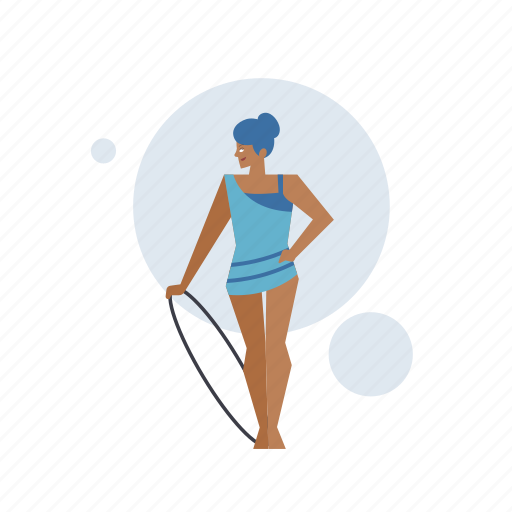 Woman, exercise, workout, girl illustration - Download on Iconfinder