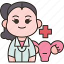 gynaecologist, doctor, woman, reproductive, medical