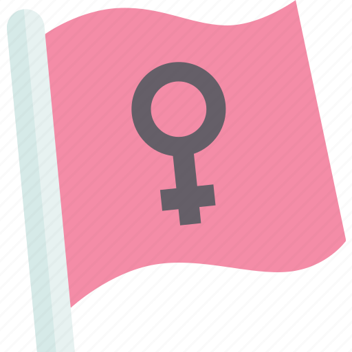 Feminism, flag, equality, women, rights icon - Download on Iconfinder