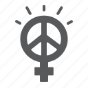 feminism, female, gender, peace, sexism, sign