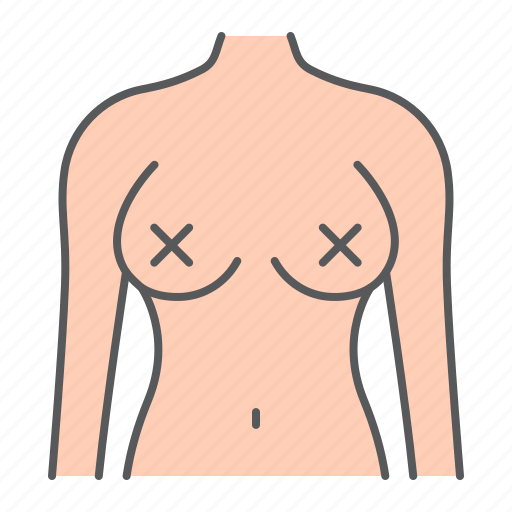 Boobs, woman, radical, breast, feminism, naked, female icon - Download on Iconfinder