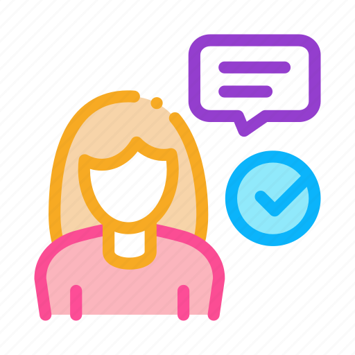 Approval, concept, hand, ok, woman icon - Download on Iconfinder