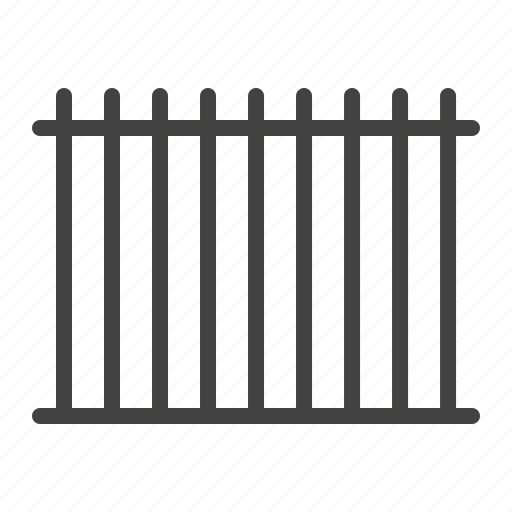 Fence, fencing, metal icon - Download on Iconfinder