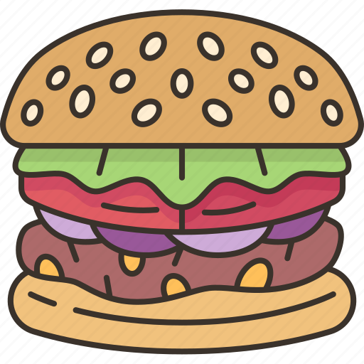 Hamburger, bread, food, meal, tasty icon - Download on Iconfinder