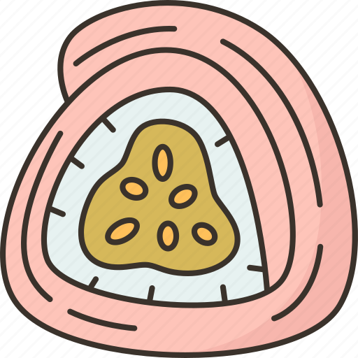 Pickle, roll, ham, snack, appetizer icon - Download on Iconfinder