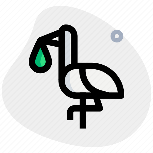 Stork, medical, fertility, pregnancy icon - Download on Iconfinder