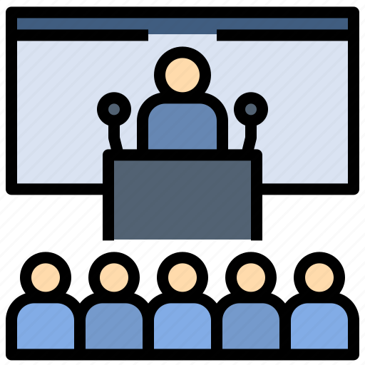 Meeting, lecture, conference room, state, seminar icon - Download on Iconfinder