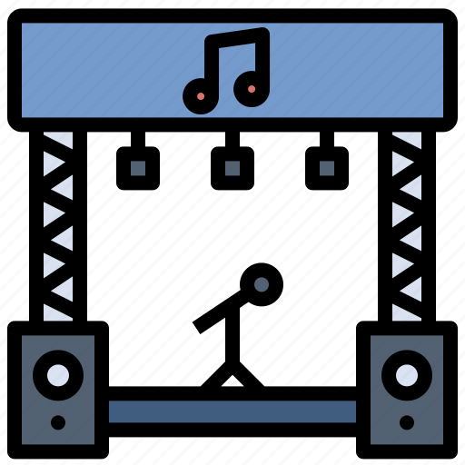 Music, concert, stage, festival, entertain icon - Download on Iconfinder