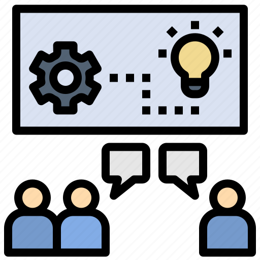 Brainstorming, workshop, teamwork, idea, planning icon - Download on Iconfinder