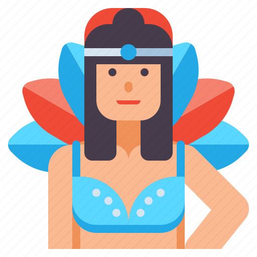 Crop, over, festival, woman icon - Download on Iconfinder
