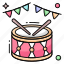 snare drum, drum beating, music instrument, music equipment, bass drum 