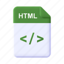 html, web, coding, document, file 