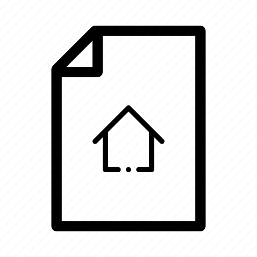 Contract, document, file, home, house, property, real icon - Download on Iconfinder
