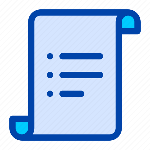 Checklist, commerce, document, file, list, menu, paper icon - Download on Iconfinder