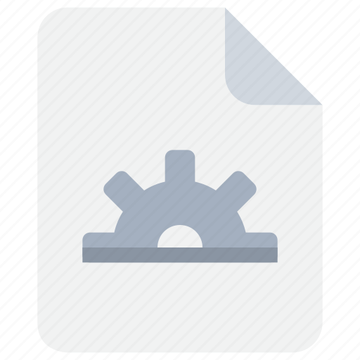 Develop, development, document, file, gear, management, process icon - Download on Iconfinder