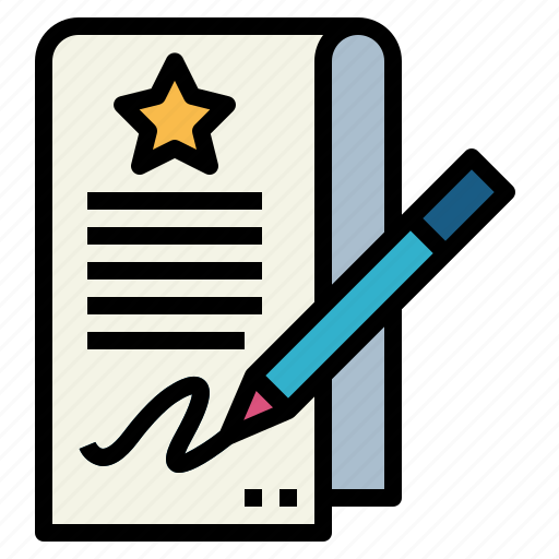 Contract, document, paper, signing icon - Download on Iconfinder